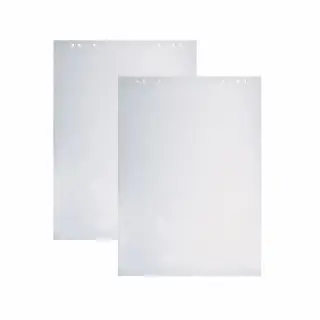 Hartie alba pentru flipchart, 100x65 cm, velina, 20 coli/top