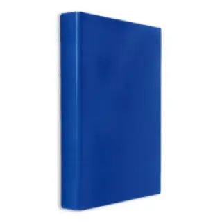 Caiet mecanic plastifiat 2 inele A4 Albastru