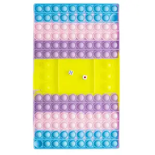 Jucarie Senzoriala, Antistres, Curcubeu, 32,5x19x1,5 Cm - Joc Cu Zaruri