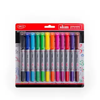 Marker Permanent SLIM Set 12