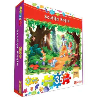 Puzzle 35 piese - Scufita Rosie 33x23 cm