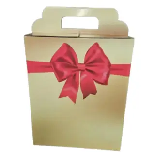 Cutie Carton Cadou Auriu/Rosu All Season 260x135x325 mm