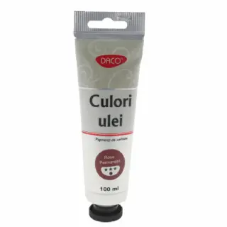 Culori ulei, 100 ml Rosu Permanent