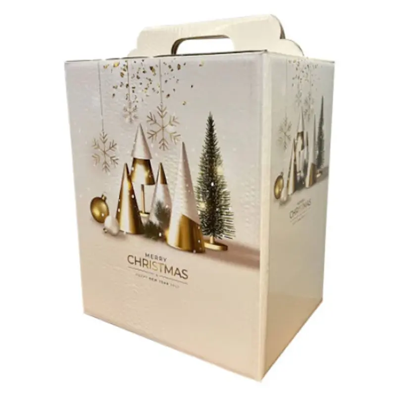Cutie Carton Cadou Auriu Braduti 280x200x350 mm