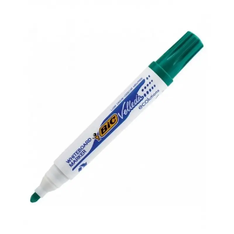 Marker tabla Bic Velleda Verde, varf rotund, 2.5mm