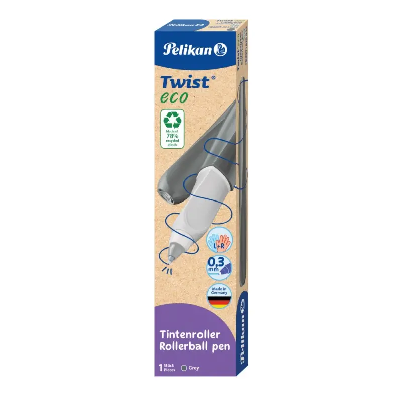 Roller TWIST Eco Gri Deschis la cutie 
