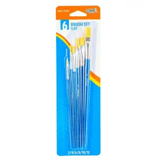 Pensule varf tesit, 6 buc/blister - S-COOL