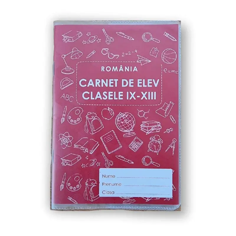 Carnet Note Elev Liceu, Coperta PVC