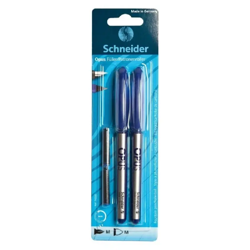 Stilou+Roller Schneider Opus M+2 patroane/blister
