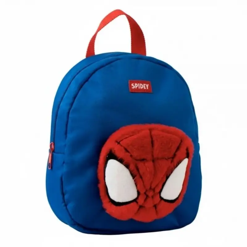 Ghiozdan gradinita Cerda Spidey, 19cm, 1 compartiment, 19x20x6cm