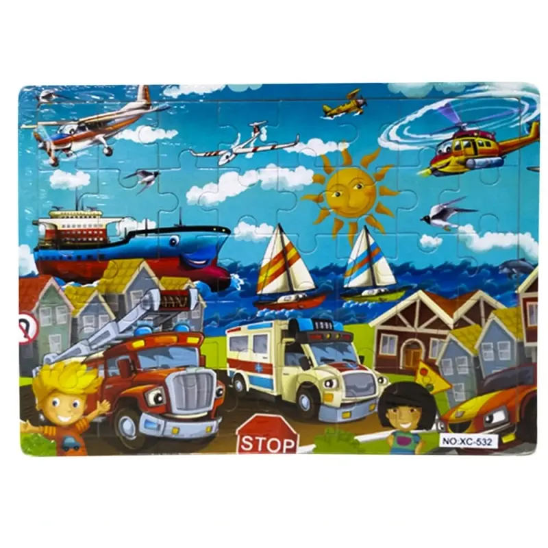 Puzzle lemn 40 piese Zi cu soare