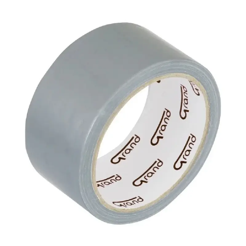 Banda adeziva Grand, cu intaritura textila, 48mm x 10m, argintiu
