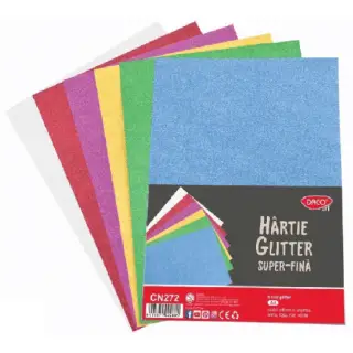 Hartie Glitter super fina set6 DACO CN272