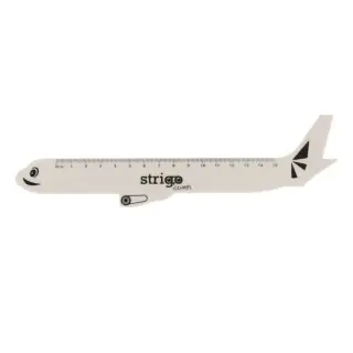 Riglă Strigo plastic Avion 15 cm 