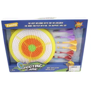 Darts cu 6 sageti, 35cm, 1 set/cutie