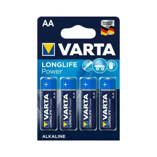 Baterii AA R6 Longlife Alcalina - VARTA, set 4 bucati