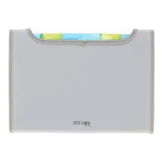 Mapa Strigo Plastic Extensibil A4, 6 Compartimente, gri SF101