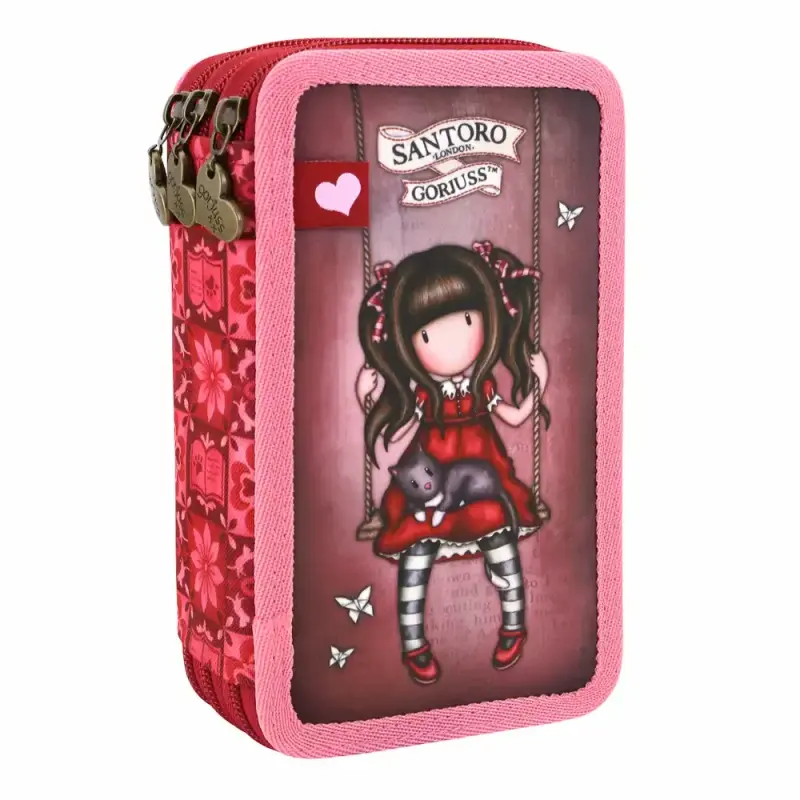 Penar echipat Gorjuss Ruby, 3 compartimente