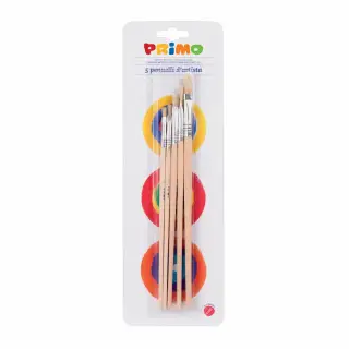 Set pensule drepte Morocolor Primo, 5 bucati/set