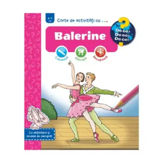 Carte de activități cu .... Balerine