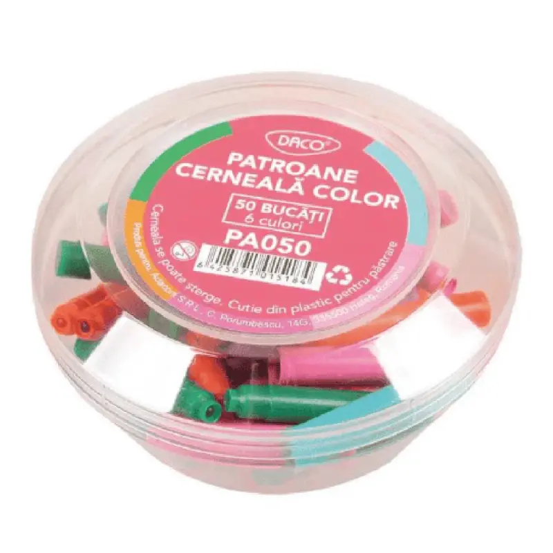 Patron color set 50buc/cutie plastic