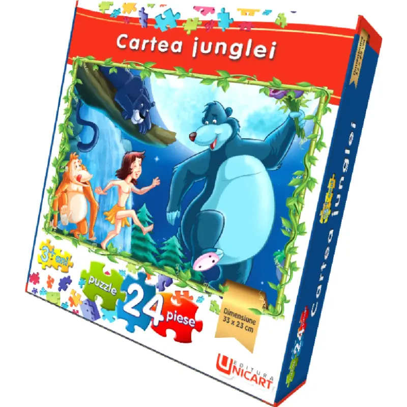 Puzzle 24 piese - Cartea Junglei 33x23 cm