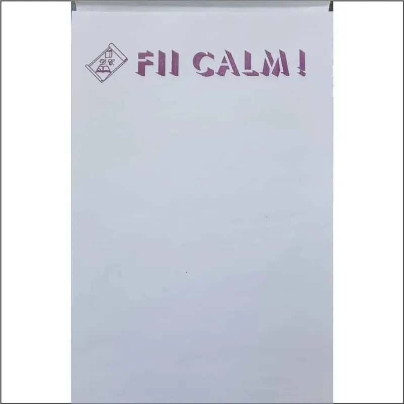 Bloc notes "Fii Calm" 50 de file