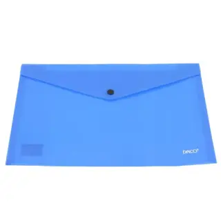 Mapa plastic plic cu capsa A3 Albastru DACO