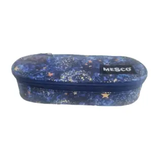 Penar tubular Mesco, Stars, Albastru, 22x10x6 cm