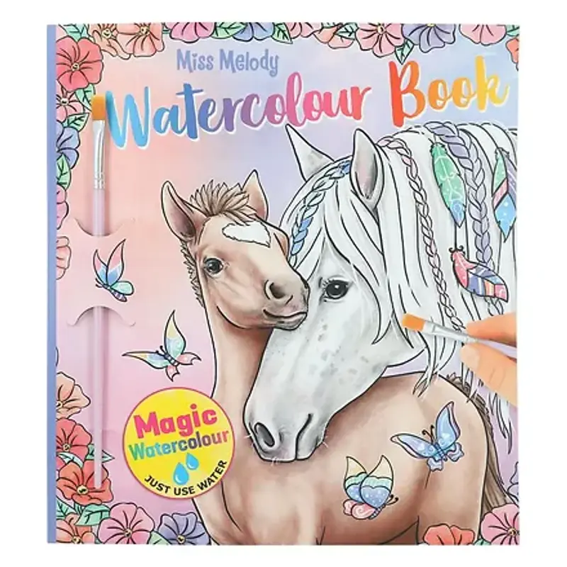 Carte de Colorat cu Apa Miss Melody