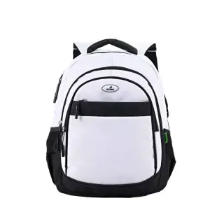 Ghiozdan ECADA 46cm Alb/Negru