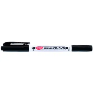 Marker CD/DVD Daco 2 Capete, Negru