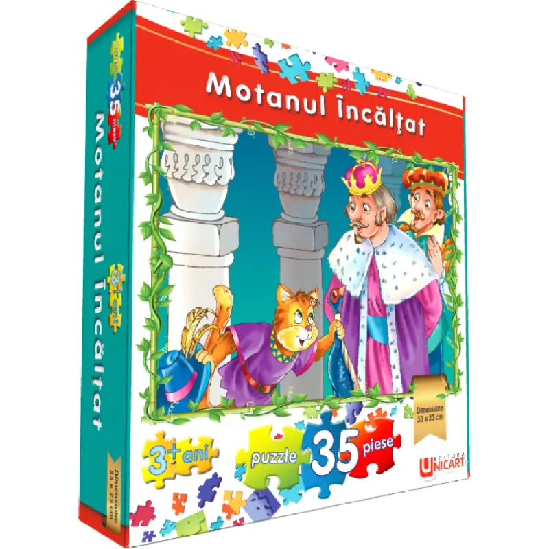 Puzzle 35 piese - Motanul Incaltat 33x23 cm