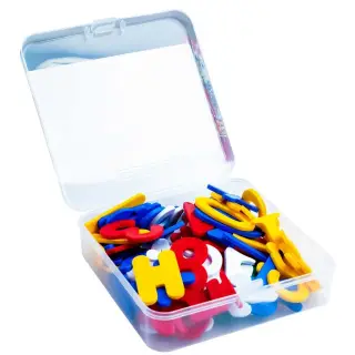 Cifre si semne din plastic, 90 buc/set