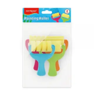 Trafalet burete Baby Line plastic, cu maner PVC, set 4 buc, Keyroad