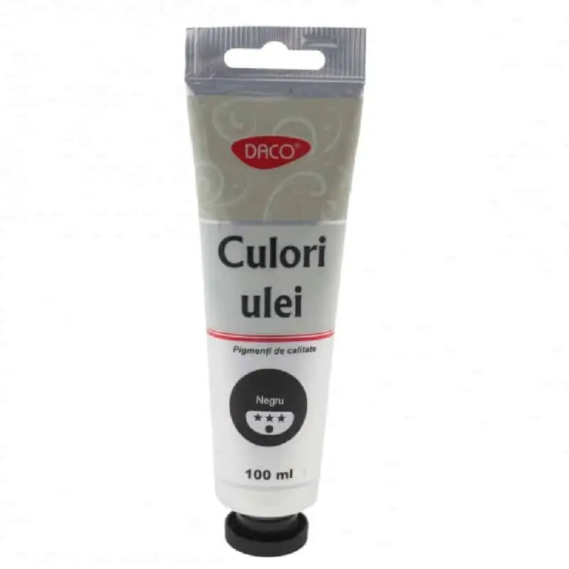Culori ulei, 100 ml Negru