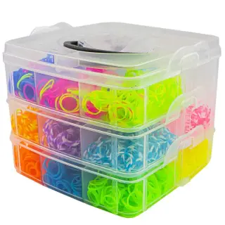 Set creativ - Elastice, 3500 piese/cutie