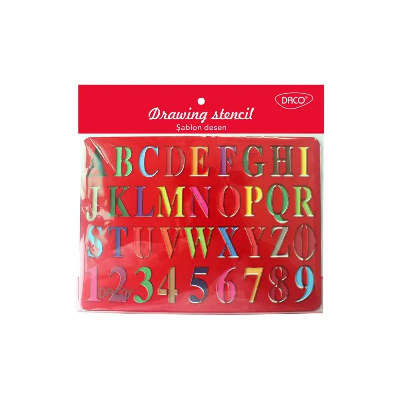 Sablon desen Alfabet