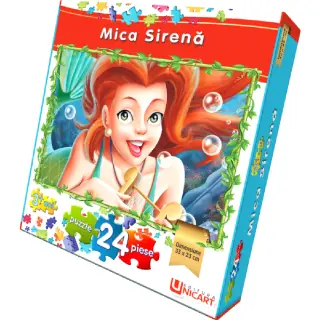 Puzzle 24 piese - Mica Sirena 33x23 cm