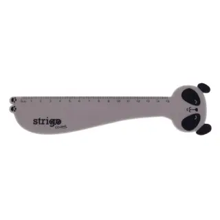 Riglă Strigo plastic Panda 15 cm