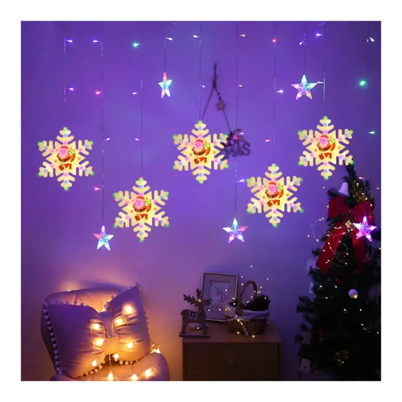 Instalatie Pom, Perdea luminoasa, Stelute si Fulgi de nea