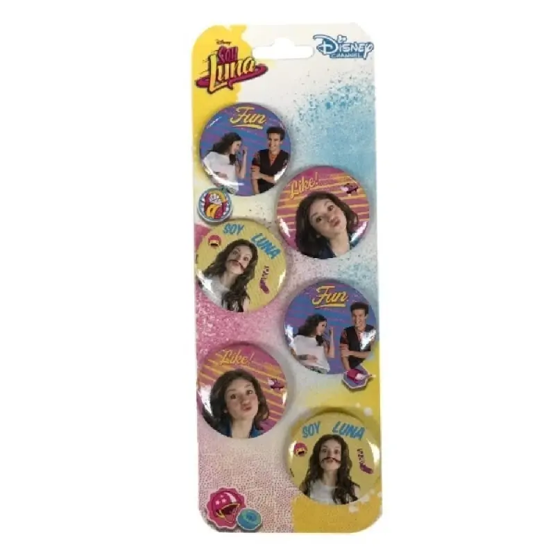 Set 6 insigne Soy Luna