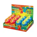 Ascutitoare dubla Keyroad, 2 orificii, plastic, cu rezervor, pentru creioane colorate, diverse culori intense 3