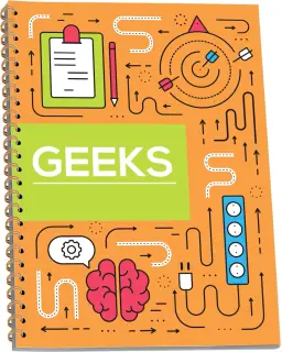 Caiet A4 cu spira 100 file Dictando GEEKS coperta cartonata