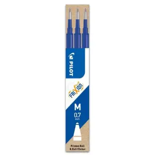 Set 3 Mine Pilot Frixion 0.7 Albastru
