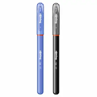 Set roller cu gel Rotring, Albastru si Negru