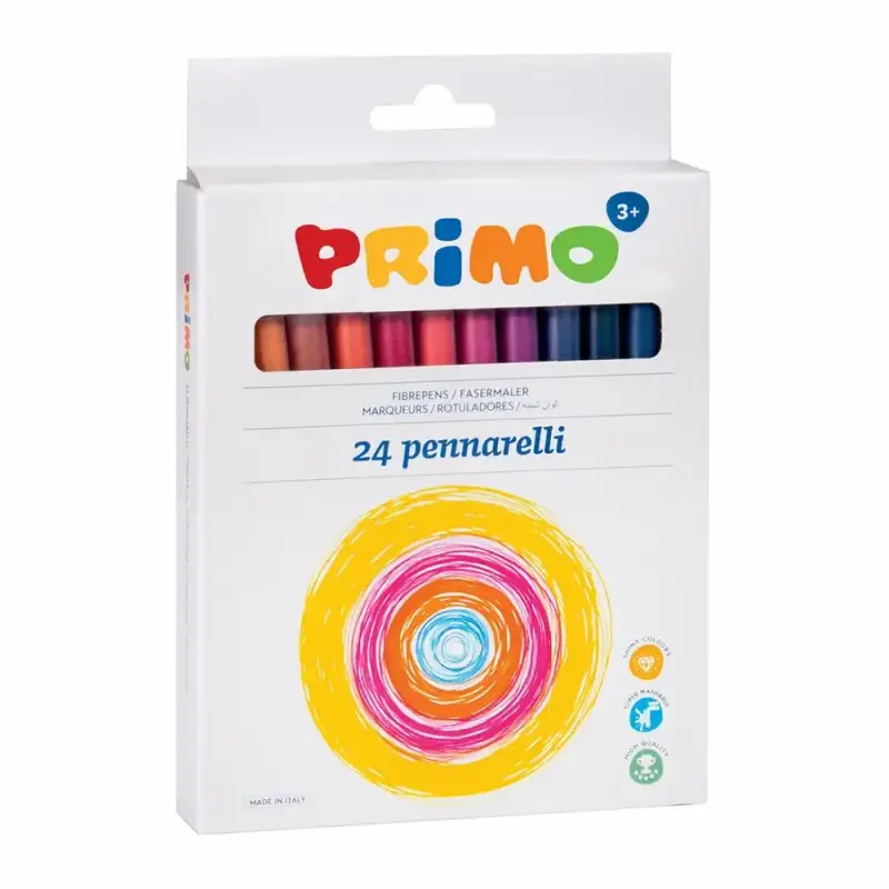 Markere colorate Morocolor Primo, 24 culori/cutie