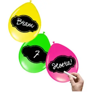 Set 6 baloane Latex Neon 30cm