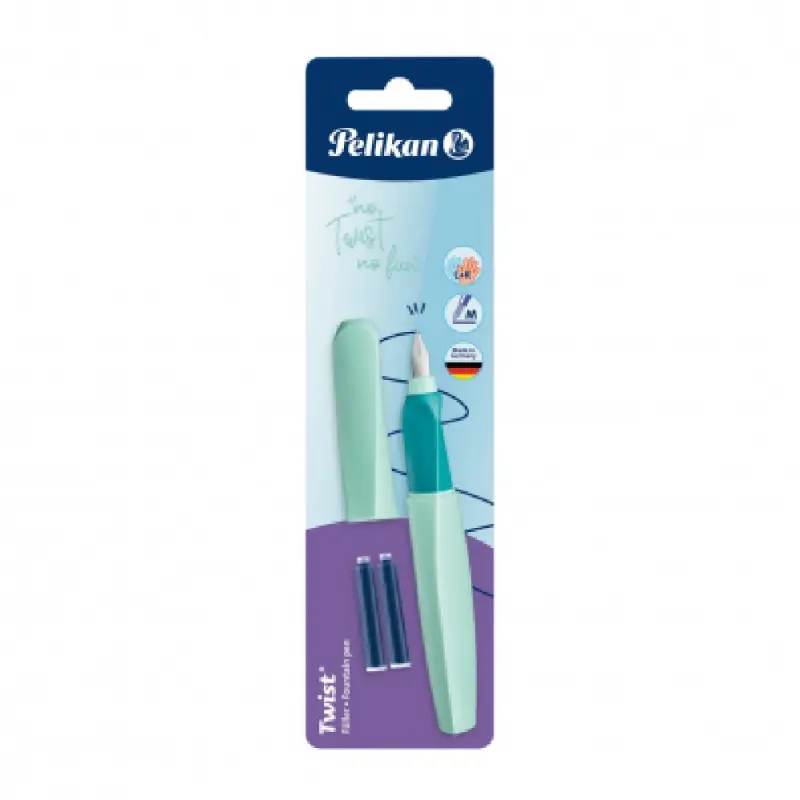 Stilou Twist Neo Mint, Penita M cu 2 rezerve