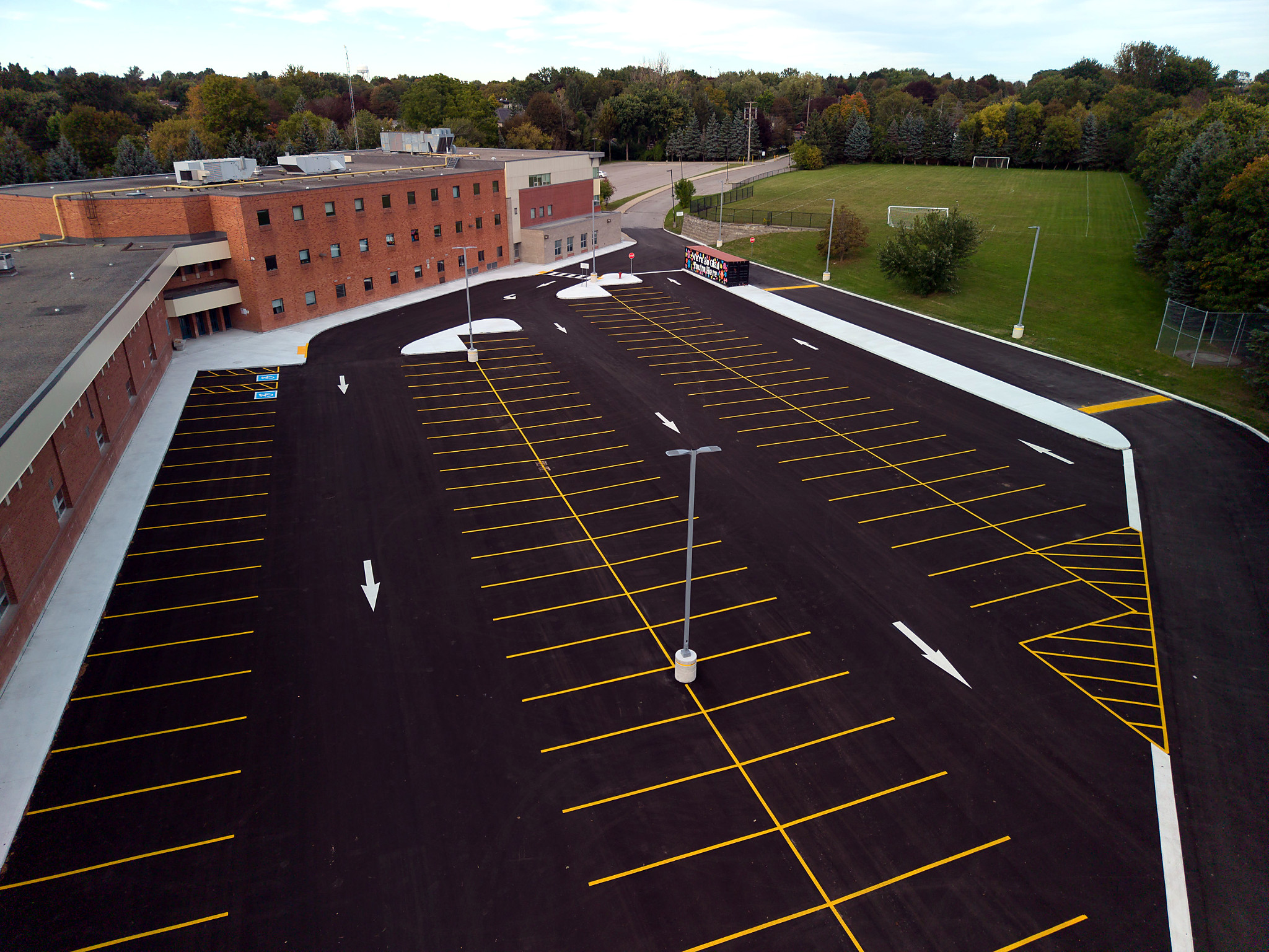Sacred Heart Catholic High School — Driveway, Parking Lot & Site Rehabilitation — photo 3